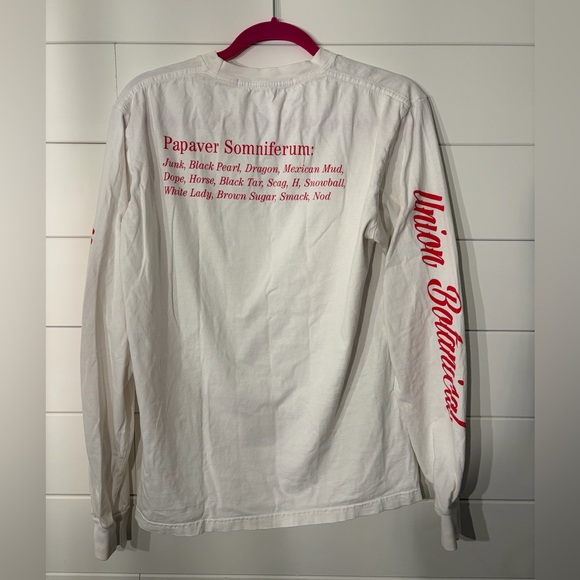 Union Botanicals White Crew Neck Tee - Picture 2 of 3